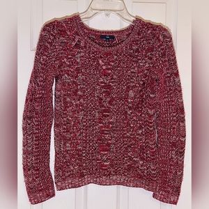 GAP Maroon Knit Sweater Size Small
